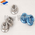 colorful titanium hex nuts